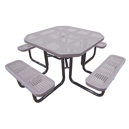 Octagon Perforated Picnic Table